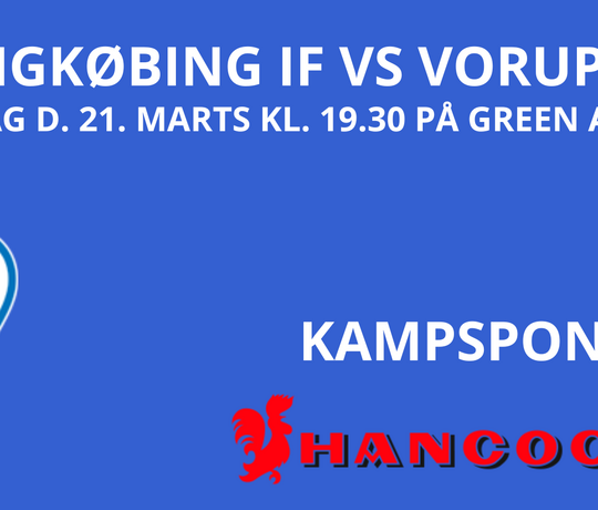 Næste hjemmekamp er Fredag d. 21. marts kl. 19.30